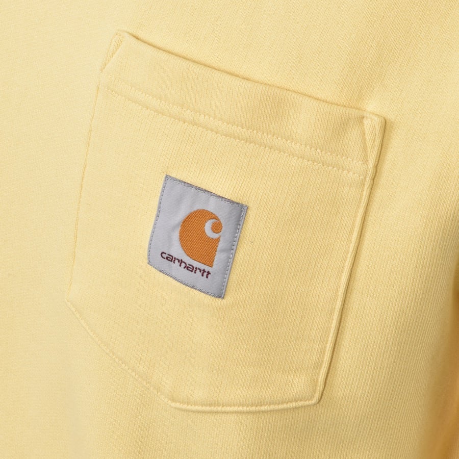 Alternative Image for ProductCarhartt Pocket Sweatshirt Yellow3